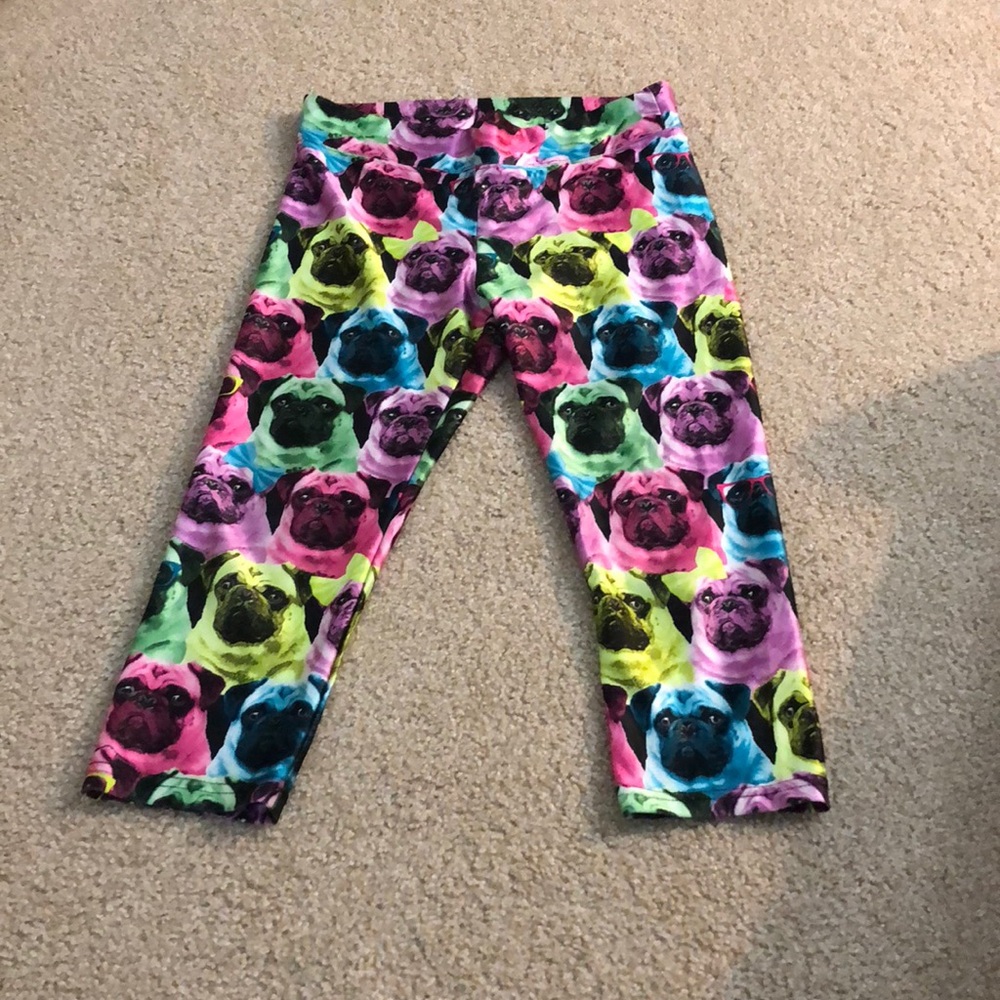 Justice pug crop leggings